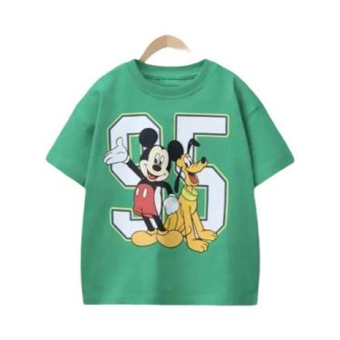 Imagem de Camiseta Infantil Disney Mickey Mouse De Manga Curta, Fantasia Casual,