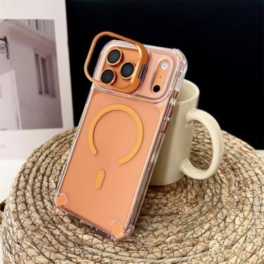 Imagem de Capa protetora transparente fosca para iPhone 17 16 15 14 13 12 Pro Max Air Plus com proteção para a lente (para iPhone 16/2)