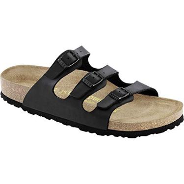 Imagem de Sand lias femininas sint ticas Birkenstock Florida, Preto, 11-11.5