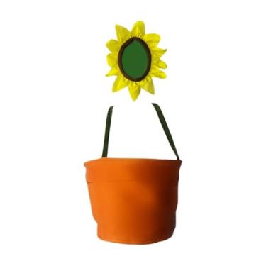 Imagem de predolo Fantasia de Vaso de Flores - Adereços Fotográficos Fofos para Cosplay em Festas Temáticas de Feriado E Bailes de Máscaras, para Crianças