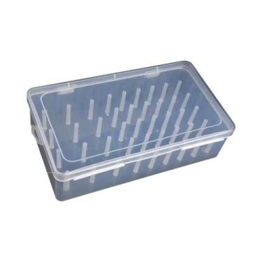 Imagem de Caixa Organizadora Transparente De Grande Capacidade Para Linhas De Co