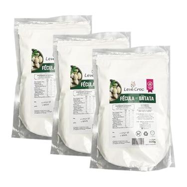Imagem de Kit 3X: Fécula de Batata Sem Glúten Leve Crock 500g