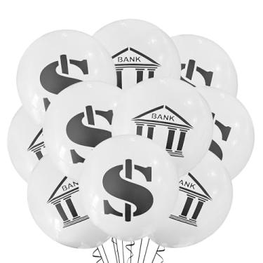 Imagem de Malayan Products Finance Balloons 12 Count Latex, Banker Birthday Decoration Accountant Theme, Money Party, 12Inch Standard Size