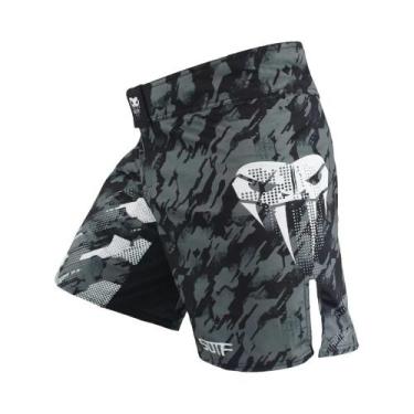 Imagem de Calções De Boxe MMA Camuflados Geométricos Para Adultos, Roupas De Lut
