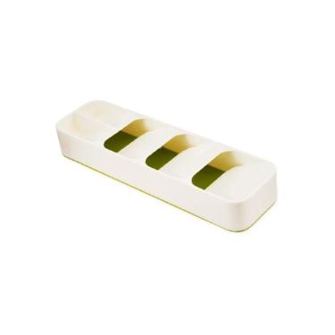 Imagem de Porta Talher Organizador De Gavetas 5 Divisórias 1 Un Branco