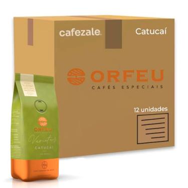 Imagem de Café em Grão Premium Orfeu Catucaí Kit 12 Pacotes de 250g
