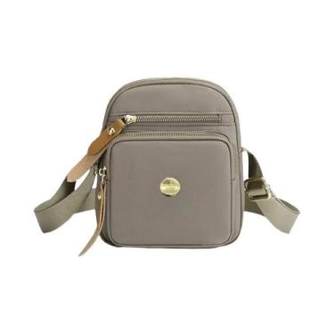 Imagem de Bolsa Transversal Casual Feminina Com Múltiplos Compartimentos, Estilo