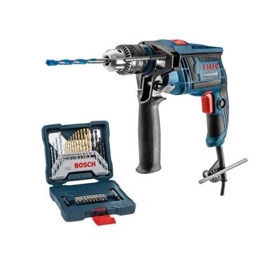 Imagem de Furadeira Impacto Gsb 13 Re Bosch 650W + Acess Gsb13Re 220V