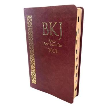 Imagem de Bíblia Sagrada King James BKJ 1611 Corrigida Fiel Ultrafina Slim Índic
