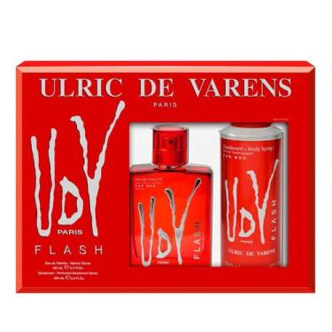 Imagem de Kit Perfume e Desodorante Ulric de Varens Coffret UDV Flash EDT 100ML 