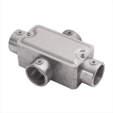 Imagem de Condulete fixo 3/4 tipo X - com tampa / sem rosca / sem pintura