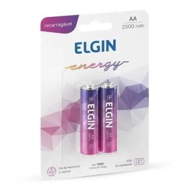 Imagem de Pilha Recarregável Aa 2500mah Blister C/2 Elgin