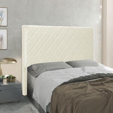 Imagem de Cabeceira Cama Box Casal Queen 160cm Tina Linho Rústico- Loja Sheep