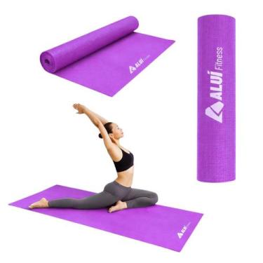 Imagem de Tapete yoga eva impermeável 4mm textura antiderrapante aluí - - Alui, 