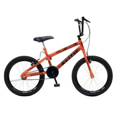 Imagem de Bicicleta Aço Carbono Colli Max Boy Cross V-Brake Aro 20, 20", Azul, 1