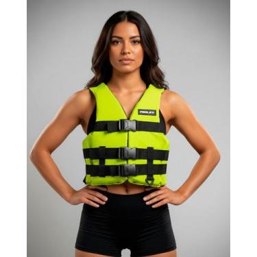 Imagem de Colete Flutuador Simetria - Prolife, Amarelo flúor, EG (Até 130Kg)