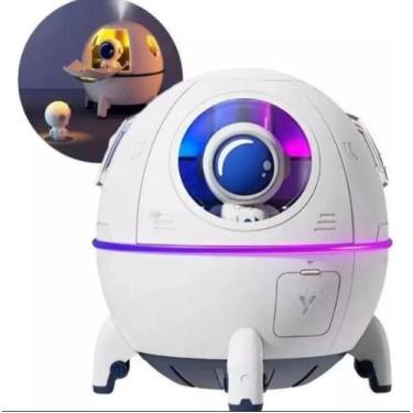 Imagem de Umidificador De Ar Astronauta 220ml Luz Led Rgb Capsula Usb - Altomex