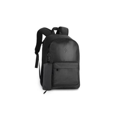 Imagem de Kit Mochila De Costas e Estojo Hay Up Juvenil Clio Style 18L -, Preto