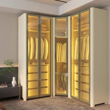 Imagem de Guarda-roupa Modulado Reflecta 5 Portas 240cm X 180,6cm Mod 018 100% M