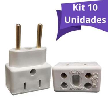 Imagem de Kit adaptador bob esponja com 10 peças de 10A/20A amperes - Prismatec