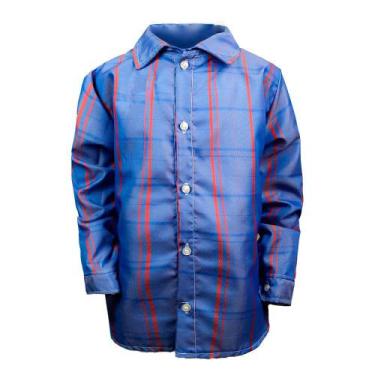 Imagem de Camisa Xadrez Infantil Menino Para Festa Junina 2 a 10 Anos - Fantasia