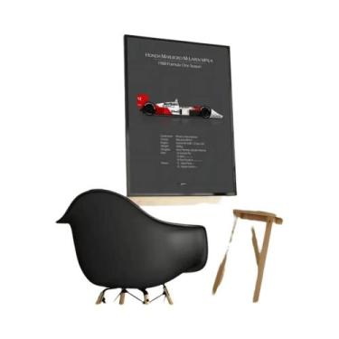 Imagem de Pôster De Caligrafia Ayrton Senna Em Tela, Sem Vincos, Impermeável E D