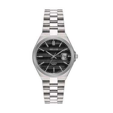 Imagem de Relógio Seculus Automático Aço Fundo Preto 77313g0svna1-Masculino