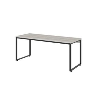 Imagem de Mesa Kuadra Diretor 180x70x75cm Snow - Est. Preta Snow - Est. Preta - 