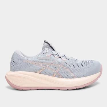 Imagem de Tênis Asics Gel-Cumulus 28 Feminino, Cinza, Rosa, 35