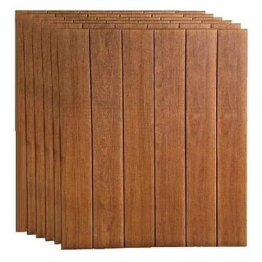 Imagem de 10 Papel De Parede 3d Espuma Placa Adesivo Madeira 70x70cm - Chinatown