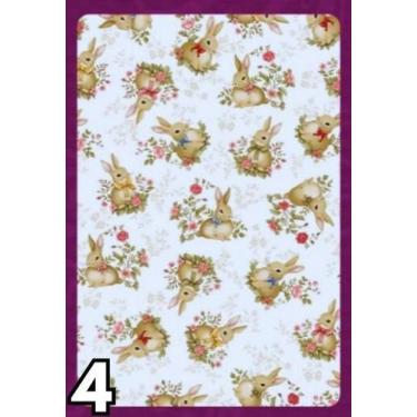 Imagem de Pano de Prato Extra Estampa Digital Páscoa 50cm x 75cm - Engomatextil 