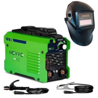 Imagem de Máquina Inversora De Solda Fix1650 Bivolt 140a Mma Tig NEVVO + Máscara de Solda Com Escurecimento Automático GW