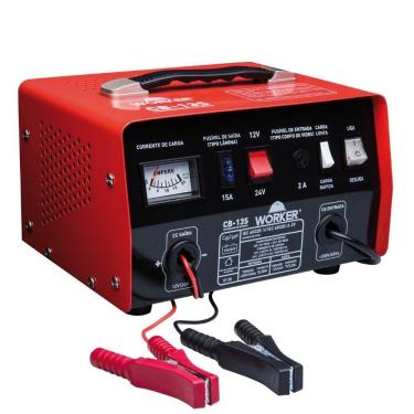 Imagem de Carregador De Bateria 50/90ah 12/24v 127v Cb13s Worker