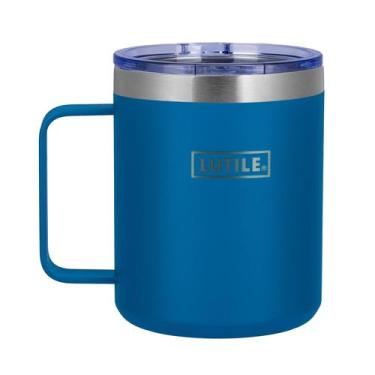 Imagem de Caneca Térmica Break Mug Lutile 350ml Azul Inox Mantém Quente e Frio T
