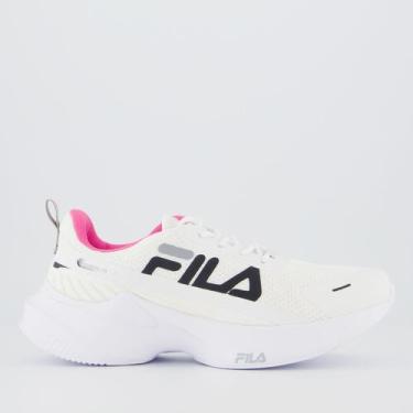 Imagem de Tenis Fila Progress Lite Feminino Branco e Preto, 38