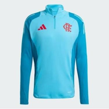 Imagem de Moletom Flamengo Treino Atleta Adidas 2025 JE6629-Masculino