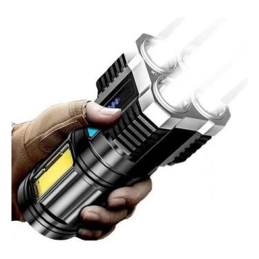 Imagem de Lanterna Tática Led EX Decor USB Recarregável 190000lm Prova - Congrat