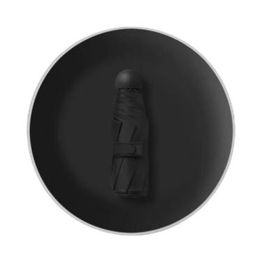 Imagem de Guarda-chuva Mini Portátil Ultraleve De Cinco Dobras Com Proteção UV -