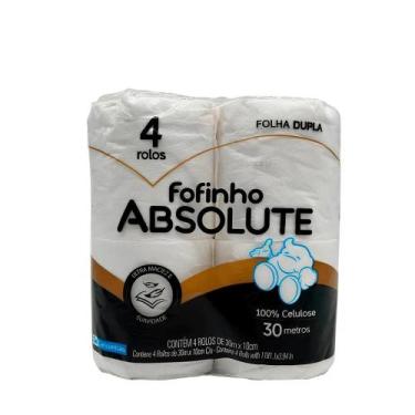 Imagem de Papel Higiênico Folha Dupla Fofinho 30m