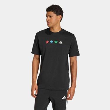 Imagem de Camiseta Adidas Mapa da Copa do Mundo Masculina-Masculino