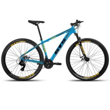 Imagem de Bicicleta aluminio aro 29 gts feel freio a disco 27 marchas, 21, Azul 
