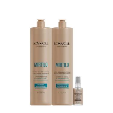 Imagem de Kit Lowell Extrato de Mirtilo Trio Salon Óleo Nutritivo (3 Produtos)