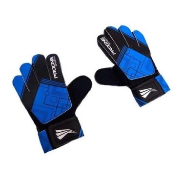Imagem de Luva Goleiro Progne Training Campo Infantil, Pto, Azul, G