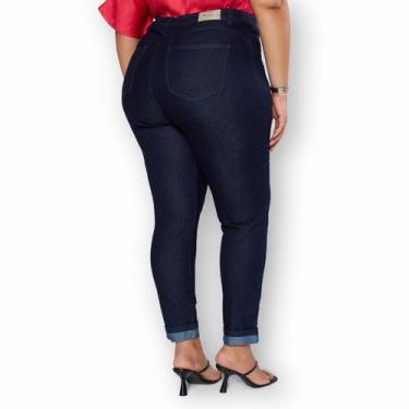 Imagem de Calça Jeans Básica  Levanta bumbum Skinny Mídi Cintura Alta - Biotipo 