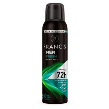 Imagem de Desodorante Francis Men Fresh Refrescância Aerosol Antitranspirante 72