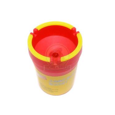 Imagem de Cinzeiro Jumbo Bucket Vermelho - Bicho da Graxa