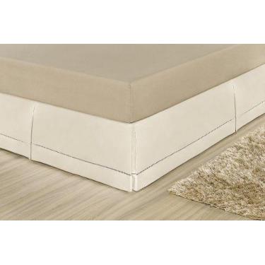 Imagem de Saia Para Cama Box Casal King Size Ponto Palito - INGRID BORDADOS, Pal