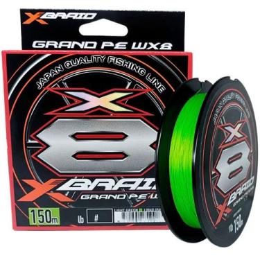 Imagem de Linha Multifilamento X-Braid WX8 Light Green (150m)