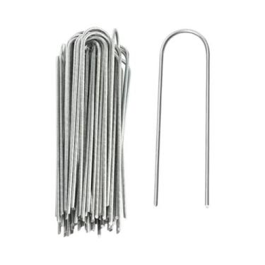 Imagem de Estacas De Jardim Galvanizadas Reforçadas Tipo U Para Cerca, Tubos, Gr