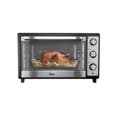 Imagem de Forno Elétrico de Bancada Philco PFE60I 60L 1600W com Timer e Luz Interna Prata 110V